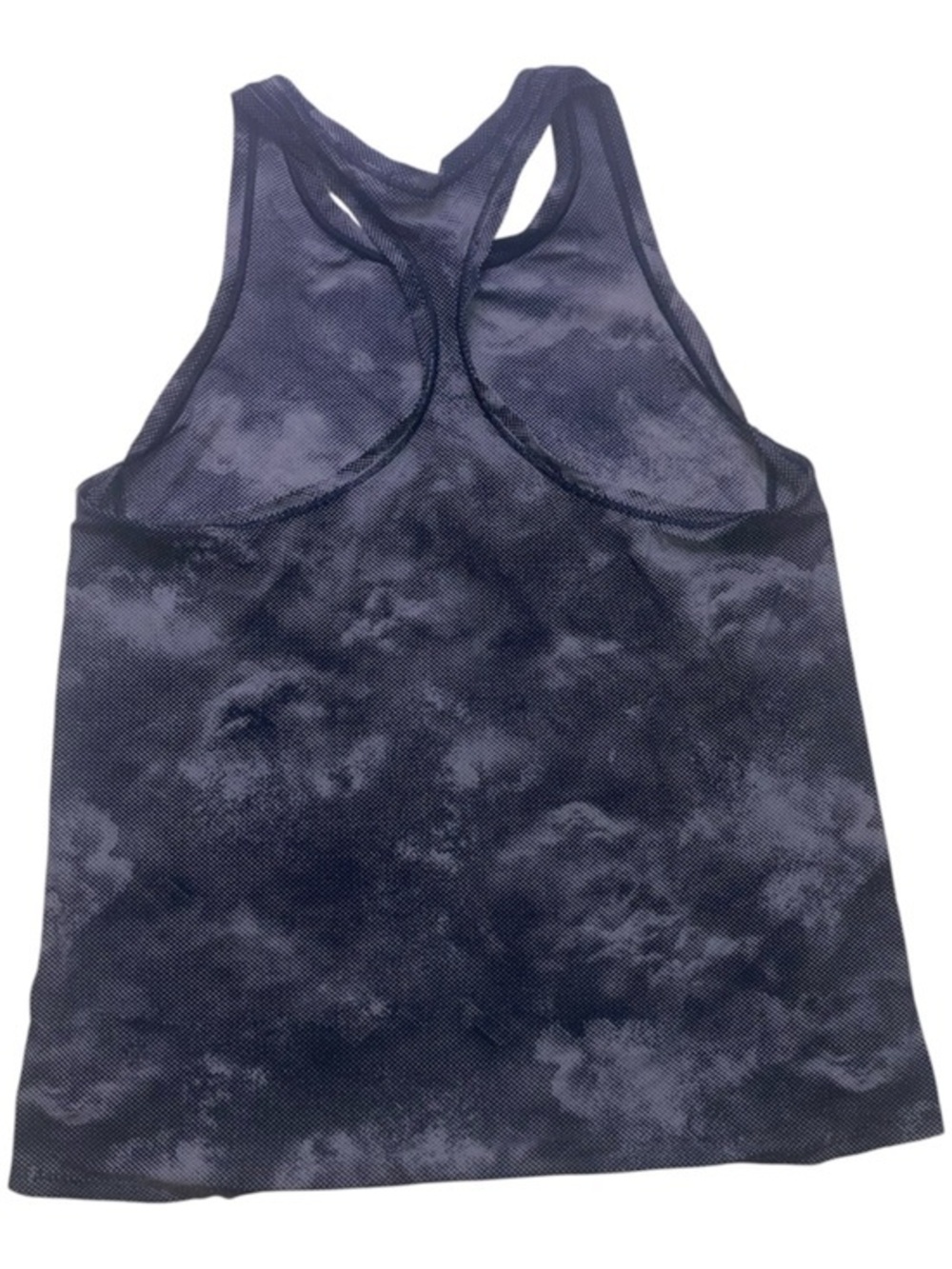 Athletica Black and White Tie-Dye Racerback Tank
